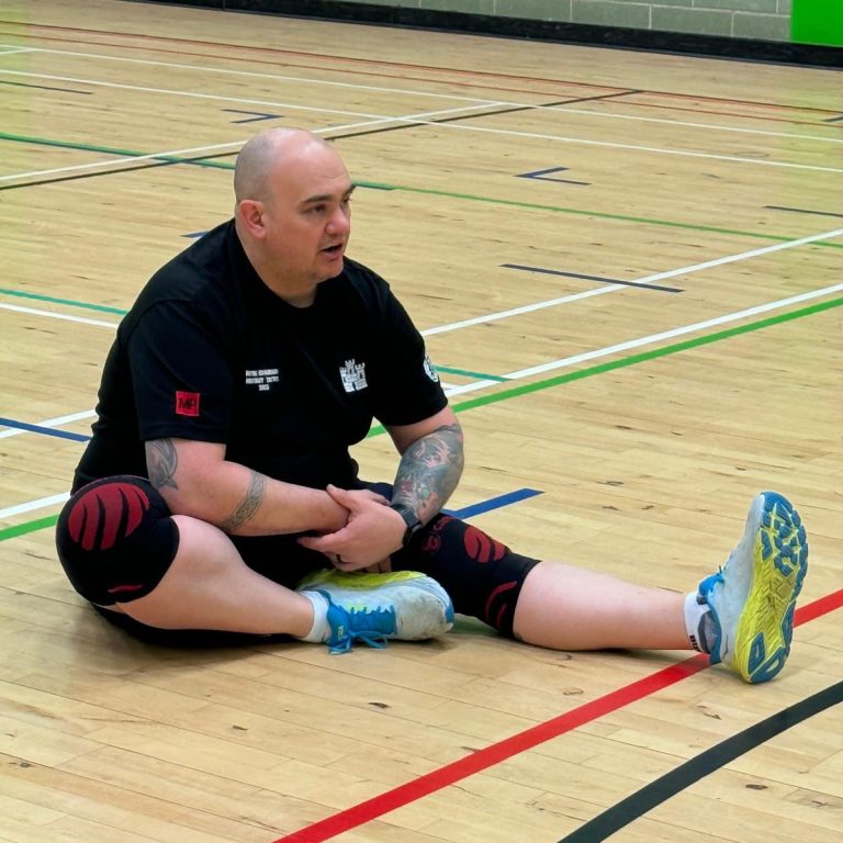 Picture of Fife All Stars defence coach.